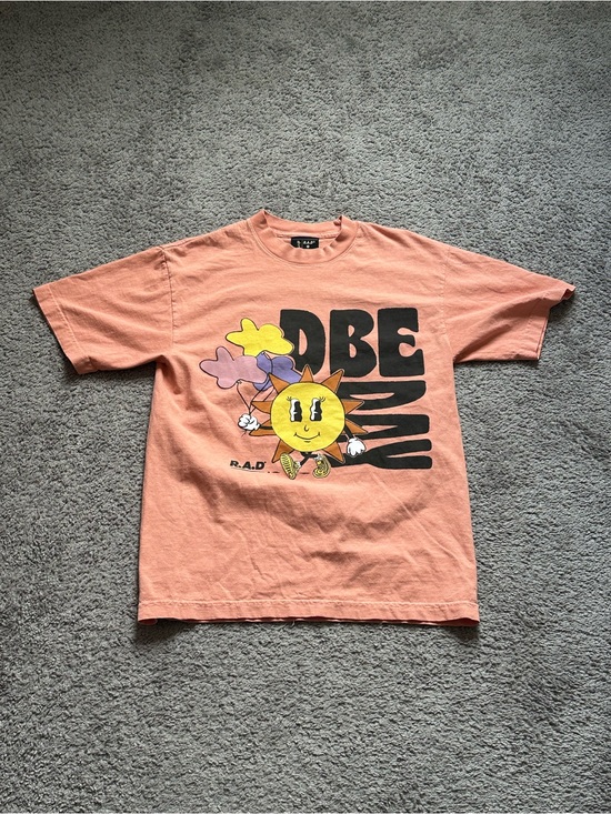 R.A.D Other - R.A.D x DBE collab 2022 Sun Graphic Logo Tee Crew Neck Short Sleeve Size S